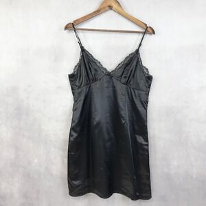 H&M Divided Womens Slip Dress‎ Size S Babydoll Y2K Coquette Lingerie Goth Grunge